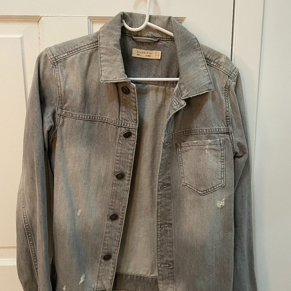 All Saints Mens Denim Jacket